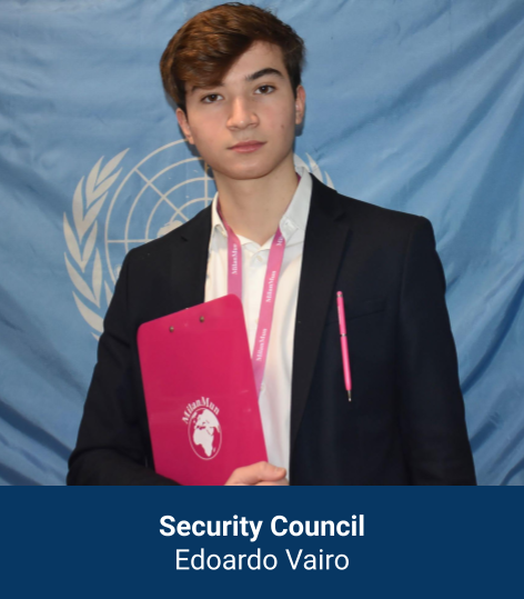 Edoardo Vairo - Security Council Chair